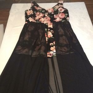 Charlotte Russe Romper Maxi Piece